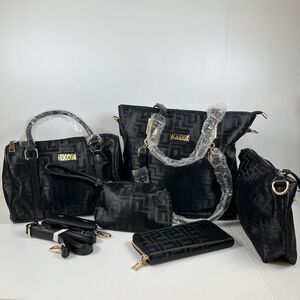 Itscosy Set Of 5 Women's Bags Ladies Purse Clutch Makeup Bag Handbag